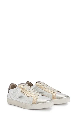 AllSaints Sheer Low Top Sneaker Silver/Gold at Nordstrom,