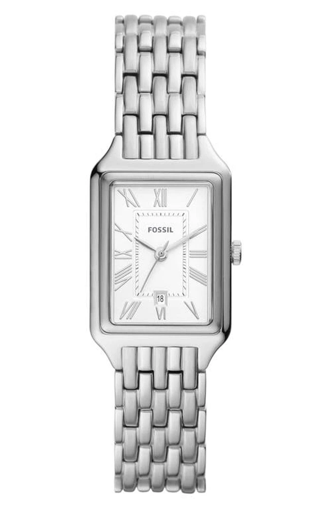 Fossil Raquel Bracelet Watch, 23mm in Silver at Nordstrom