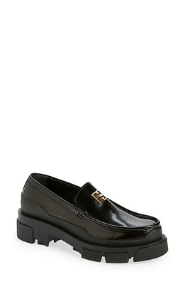 Givenchy Terra Lug Sole Loafer Black at Nordstrom,