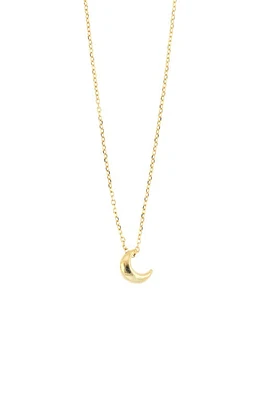 Bony Levy Kids' 14K Moon Pendant in Yellow Gold at Nordstrom, Size 15