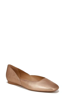 Naturalizer Cody Skimmer Flat Rose Gold Leather at Nordstrom,