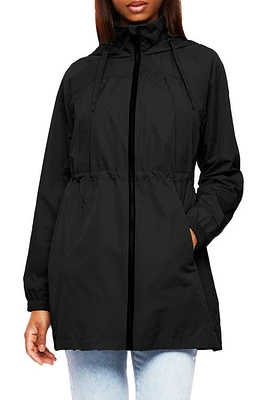 Bernardo Rain Hooded Jacket in Black at Nordstrom, Size Small