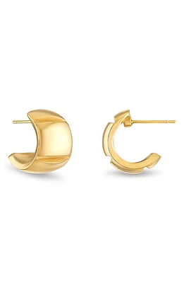 Pamela Zamore Veda Wide Hoop Earrings in Gold at Nordstrom