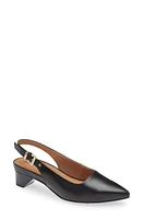 FRANKIE4 Juliett II Pointed Toe Slingback Pump Black at Nordstrom,