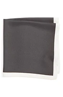 Eton Silk Pocket Square in Black at Nordstrom