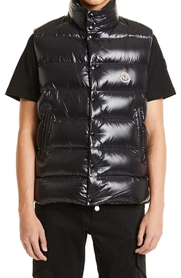 Moncler Tibb Down Puffer Vest Black at Nordstrom,