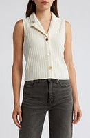 Madewell Mixed Button Rib Polo Tank at Nordstrom,