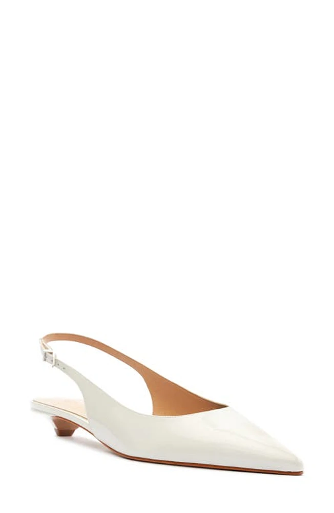 Schutz Evan Pointed Toe Slingback Kitten Heel Pump in at Nordstrom