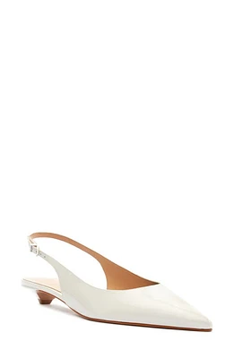 Schutz Evan Pointed Toe Slingback Kitten Heel Pump in at Nordstrom