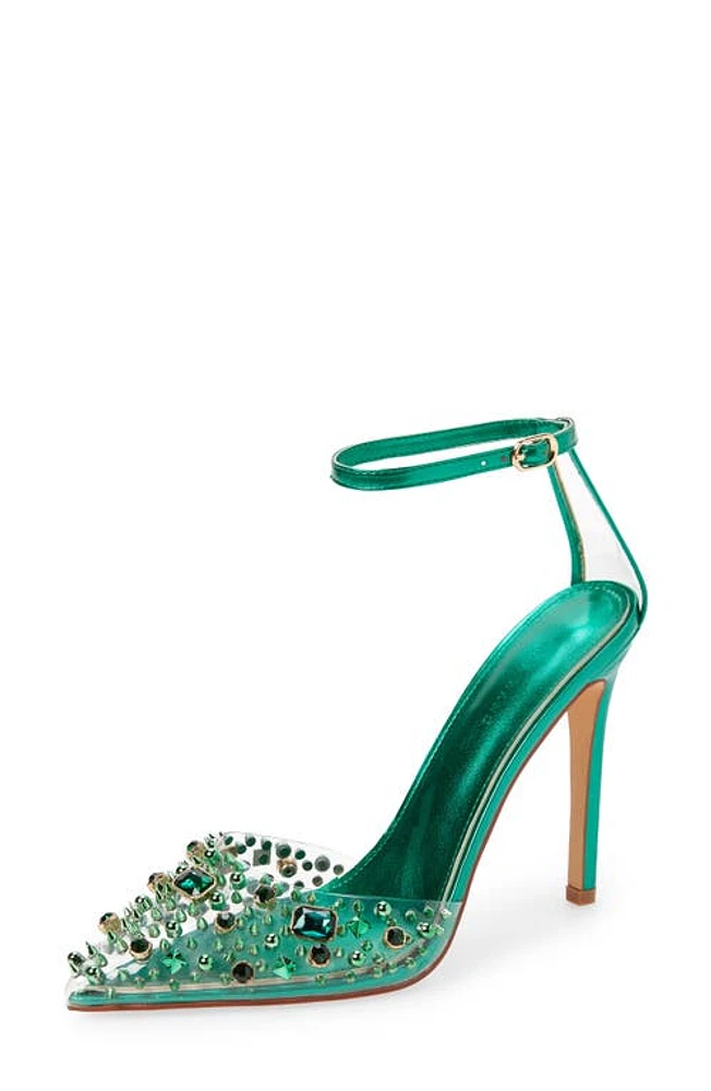 AZALEA WANG Popstar Sandal Emerald at Nordstrom,