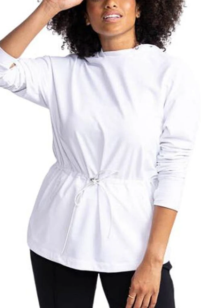 KINONA Apres 18 Golf Hoodie White at Nordstrom,