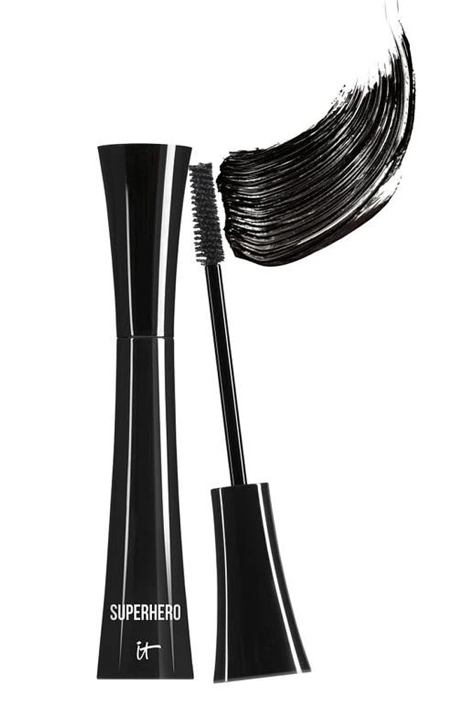 IT Cosmetics Superhero Elastic Stretch Volumizing Mascara in Black at Nordstrom