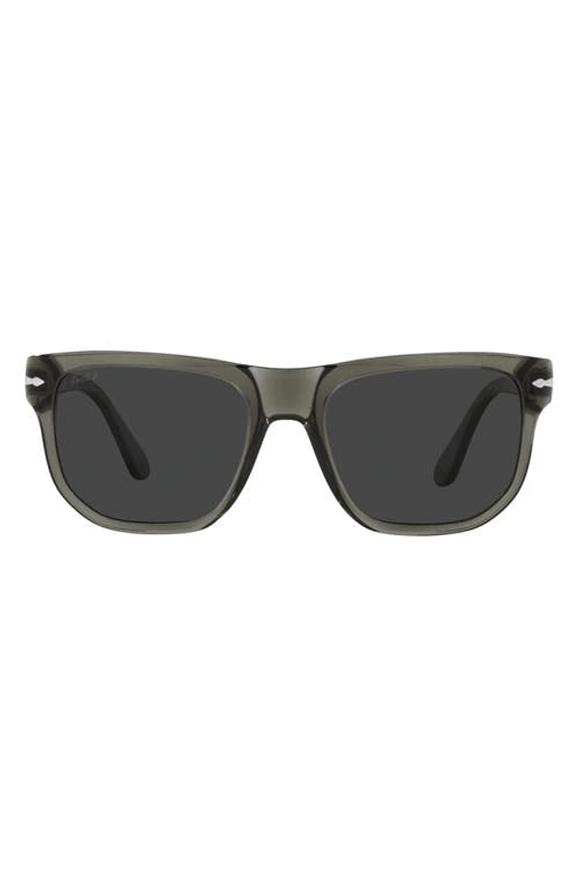 Persol 55mm Polarized Square Sunglasses in Grey at Nordstrom