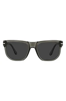 Persol 55mm Polarized Square Sunglasses in Grey at Nordstrom