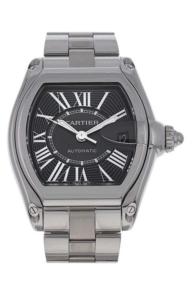 Watchfinder & Co. Cartier Preowned Roadster Bracelet Watch, 44mm in Black/Silver at Nordstrom