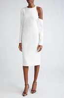 TOM FORD Single Cold Shoulder Long Sleeve Cady Dress at Nordstrom, Us