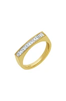 Bony Levy Florentine Diamond Baguette Ring 18K Yellow Gold at Nordstrom,