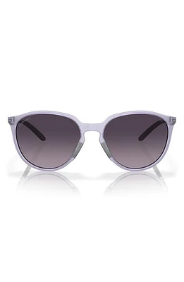 Oakley Sielo 57mm Gradient Round Sunglasses in Grey Gradient at Nordstrom