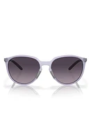 Oakley Sielo 57mm Gradient Round Sunglasses in Grey Gradient at Nordstrom