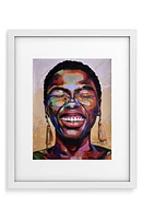 Deny Designs Celebrate Life Framed Art Print in Frame at Nordstrom