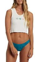 Billabong x Coral Gardeners Reef Magic Cover-Up Crop Tank Salt Crystal at Nordstrom,