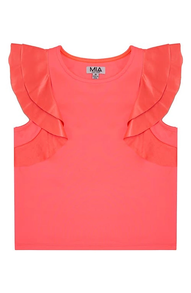 MIA New York Kids' Flutter Sleeve Top at