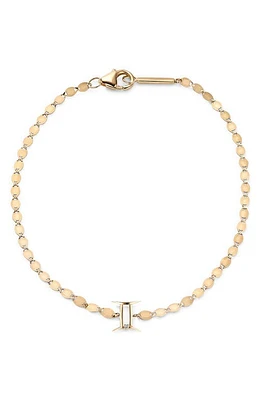 Lana Solo Diamond Zodiac Bracelet in Yellow/Gemini at Nordstrom