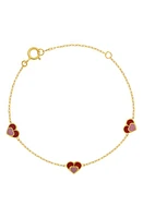 Bony Levy Kid's 14K Gold Heart Bracelet in 14K Yellow Gold at Nordstrom, Size 6