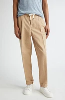 Brunello Cucinelli Garment Dyed Linen & Cotton Gabardine Drawstring Pants at Nordstrom, Us