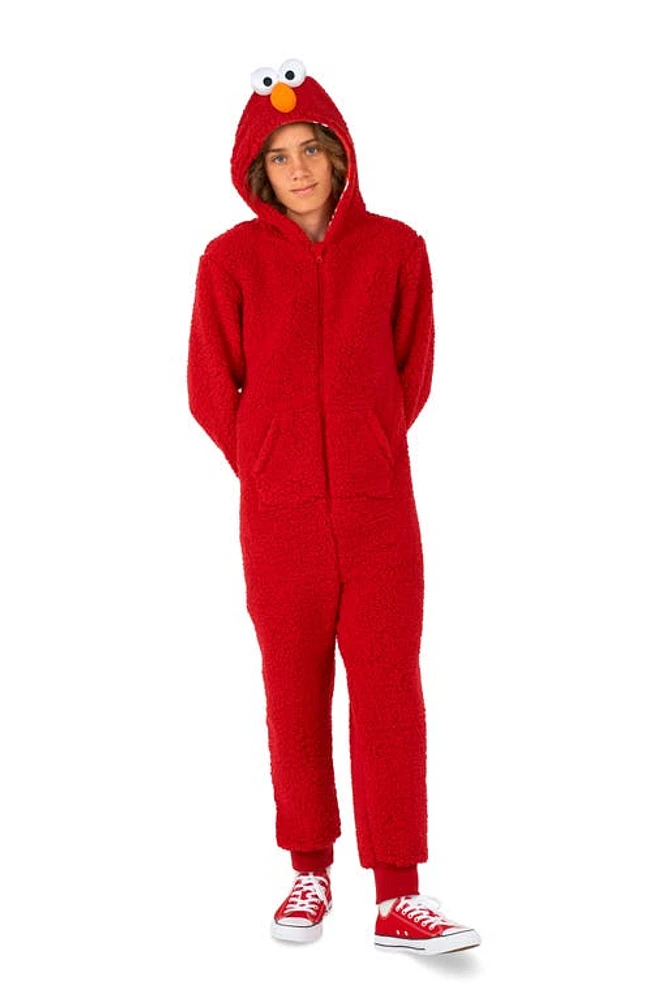 OppoSuits Kids' Sesame Street Elmo Jumpsuit Red at Nordstrom,