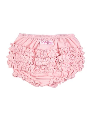 RuffleButts Baby/Toddler Knit RuffleButt Bloomer in Pink at Nordstrom, Size 2-3T