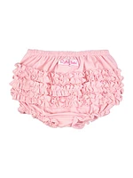 RuffleButts Baby/Toddler Knit RuffleButt Bloomer in Pink at Nordstrom, Size 2-3T