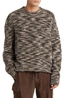 FRAME Crewneck Sweater Marron Multi at Nordstrom,