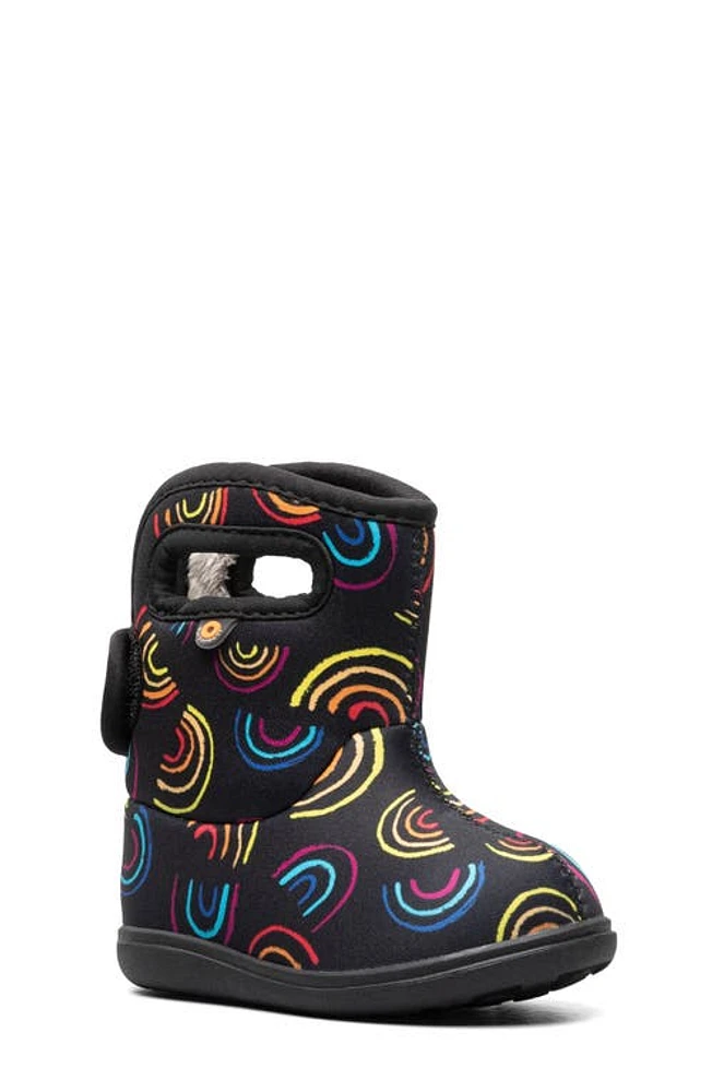 Baby Bogs II Insulated Waterproof Boot Black Multi at Nordstrom