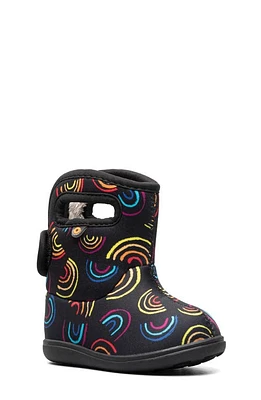 Baby Bogs II Insulated Waterproof Boot Black Multi at Nordstrom