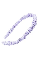 L. Erickson Mini Medici Silk Charmeuse Headband in Silk Charmeuse Pixie at Nordstrom