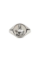 Awe Inspired Persephone Signet Ring in Sterling Silver at Nordstrom, Size 9