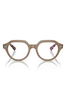 Ray-Ban 51mm Gina Square Optical Glasses in Turtledove at Nordstrom