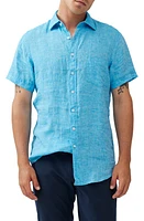 Rodd & Gunn Ellerslie Short Sleeve Linen Button-Up Shirt at Nordstrom,