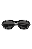 Prada 60mm Cat Eye Sunglasses in Black at Nordstrom