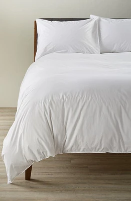 Pom Pom at Home Parker Cotton Duvet Cover & Sham Set in White at Nordstrom