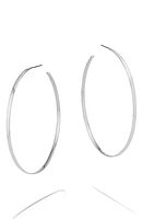 Lana Sunrise Hoop Earrings in White Gold at Nordstrom