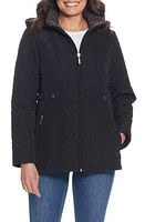 Gallery Quilted Jacket with Removable Hood at Nordstrom,