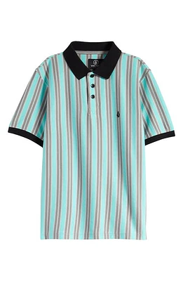 Volcom Kids' Striker Stone Cotton Polo Moonbeam at