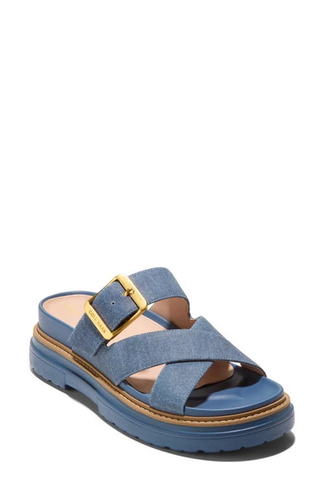 Cole Haan Fraya Slide Sandal Denim Sued at Nordstrom,