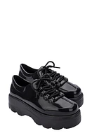 Melissa Kickoff Platform Jelly Sneaker Black/Black at Nordstrom,