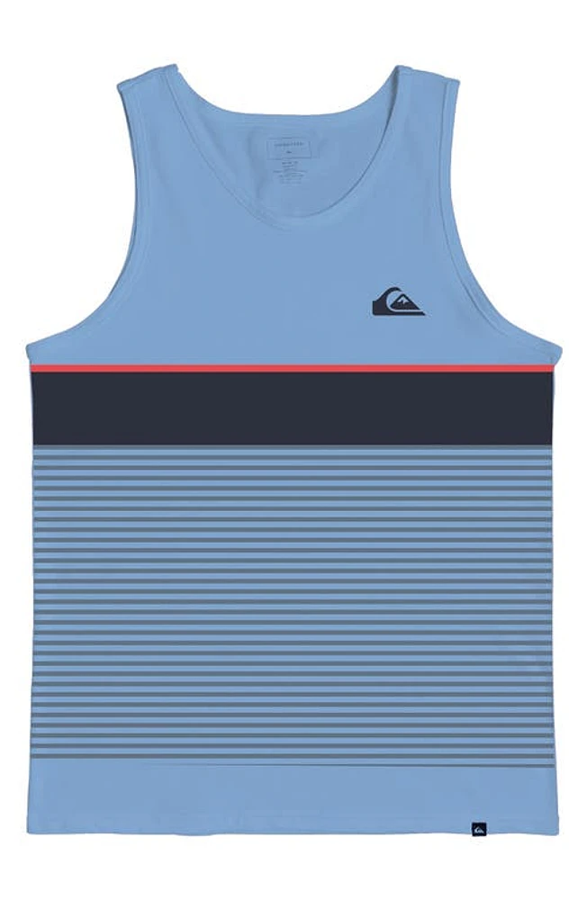 Quiksilver Tijuana Stripe Cotton Tank Blue Bell at Nordstrom,