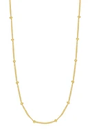 Bony Levy 14K Gold Bead Station Necklace in 14K Yellow Gold at Nordstrom, Size 18