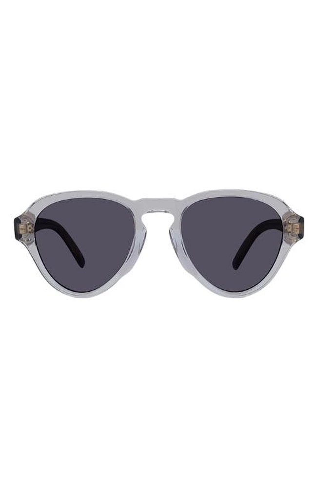 Givenchy GV Day 51mm Pilot Sunglasses in Grey/Other /Smoke at Nordstrom