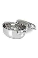 Viking 3-Ply 3-in-1 8.5-Quart Oval Roaster with Lid in Mirror Finish at Nordstrom